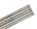 bulk 50 Gold Foiled Everyday Gift Wrap Assort 200cm V637-WRP35998