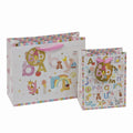 bulk 24 Medium Baby Girl Gift Bag 2 Asst 23cm V637-WRP36927