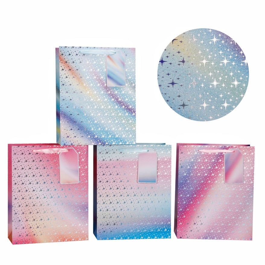 bulk 24 Xlarge Galaxy Gift Bag Foiled Assort 42cm