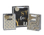 bulk 24 Medium Golden Glam Gift Bag Assort 23cm V637-WRP37376