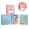 bulk 24 Large Birthday Delight Gift Bag Assort 32cm V637-WRP37381