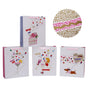 bulk 24 Medium Festive Cheers Gift Bag Assort 18x24cm V637-WRP38466