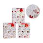 bulk 24 Medium Size Love Heart Gift Bag 3 Asst 23cm V637-WRP38870