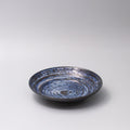Open Flat Base 23cm Bowl Copper Swirl Glaze V637-Y2410