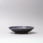 Open Flat Base 23cm Bowl Copper Swirl Glaze V637-Y2410