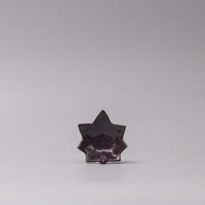 Sauce Dish Maple Leaf 6cm Rasin V637-Y2505-62