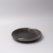 Plate 25cm Bronze Brushstroke Glaze V637-Y2528