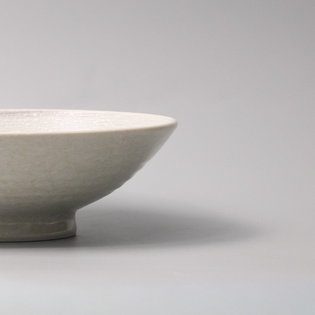 Ramen Bowl 24cm Grey Swirl Glaze V637-Y2549