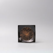 Plate Square 13.5cm Bronze Converging Glaze V637-Y2561