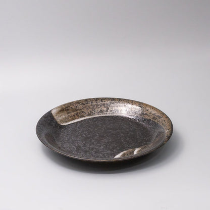 Plate 28cm Bronze Brushstroke Glaze V637-Y2562