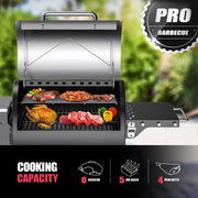 Asmoke AS500N-2 WOOD PELLET GRILL SILVER V642-ASMOKE-AS500N-2-WOOD-PELLET-GRILL-SILVER