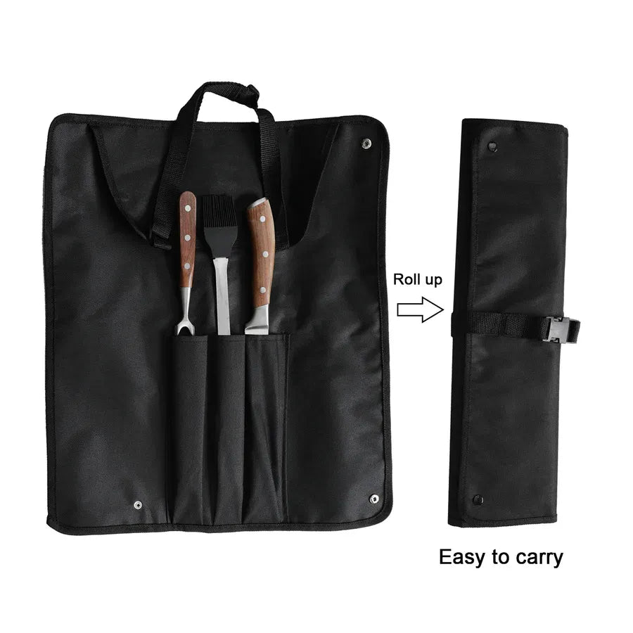 ASMOKE BBQ Knife Brush and Fork Set V642-ASMOKE-BBQ-SET