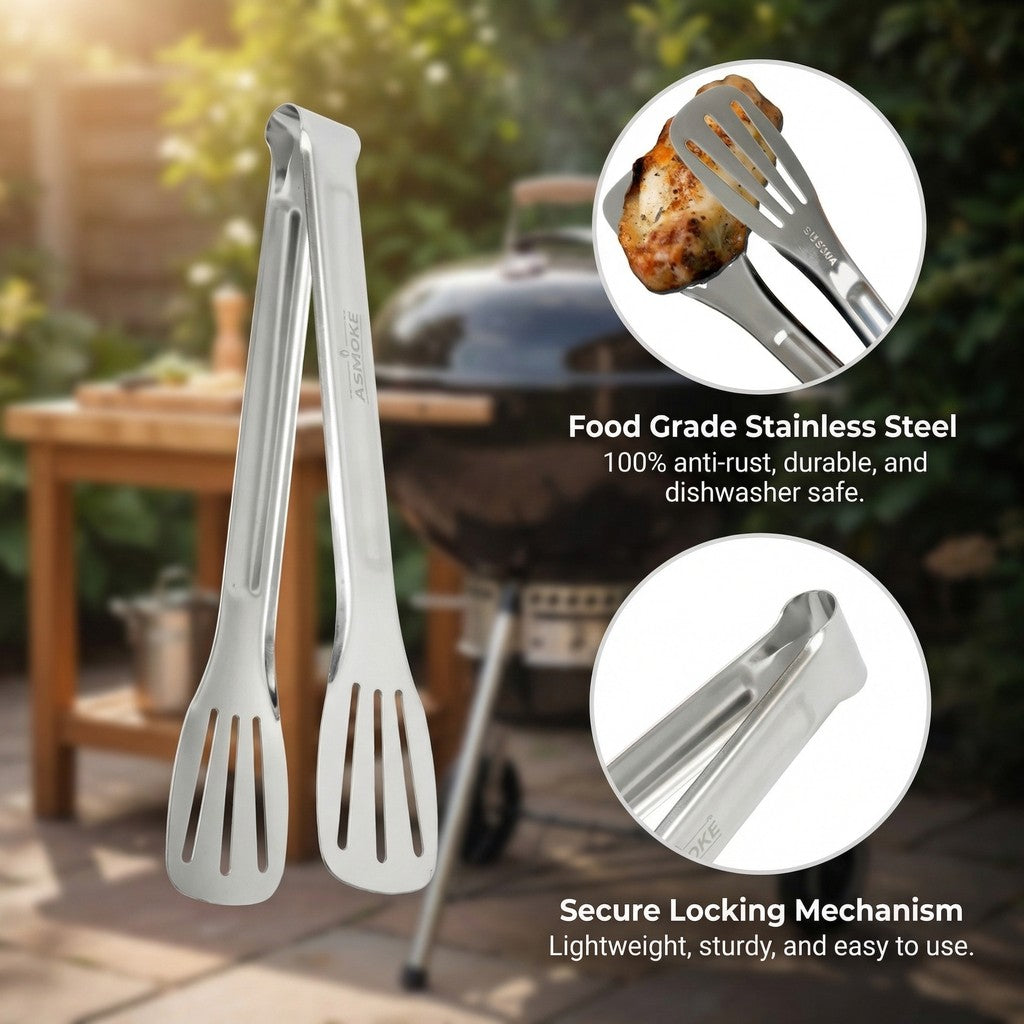 ASMOKE BBQ TONG V642-ASMOKE-BBQ-TONG