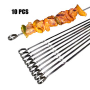 ASMOKE METAL SKEWERS FOR GRILLING KABOB STICKS 43.1CM*10PCS V642-ASMOKE-METAL-SKEWERS-FOR-GRILLING-KABOB-STICKS-43.1CM*10PCS