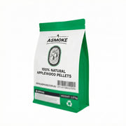 ASMOKE 100% Natural Apple Wood BBQ Smoker Pellets (2.27kg) - Premium Fruit Hardwood for Chicken & Pork V642-XFAS-AP-WO-PEL-5LB