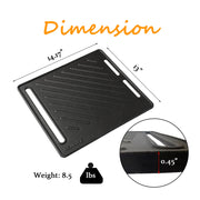 ASMOKE Pre-Seasoned Matte Enamel Cast Iron Reversible Grill/Griddle V642-XFAS-AS300-350-BBQ-PLT
