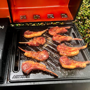 ASMOKE Pre-Seasoned Matte Enamel Cast Iron Reversible Grill/Griddle V642-XFAS-AS300-350-BBQ-PLT