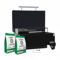 ASMOKE AS350 Portable Smart Wood Pellet Grill (Cyder Black) + 2 x 20LB Assorted Flavors Wood Pellets Bundle V642-XFAS-AS350-BLK-WOPEL20LBX2