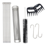 Asmoke BBQ Set (Includes Two Meat Claws, a Pellet Smoker Tube and Metal Skewers) V642-XFAS-BBQ-MCLSMTMS