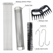 Asmoke BBQ Set (Includes Two Meat Claws, a Pellet Smoker Tube and Metal Skewers) V642-XFAS-BBQ-MCLSMTMS