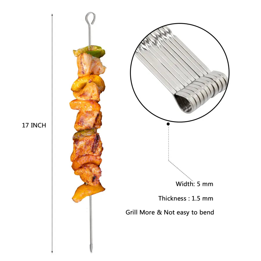 Asmoke BBQ Set (Includes Two Meat Claws, a Pellet Smoker Tube and Metal Skewers) V642-XFAS-BBQ-MCLSMTMS