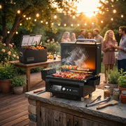 ASMOKE Essential Portable Wood Pellet Grill & Smart Smoker with 47L Premium Mini Fridge Bundle V642-XFAS-BNDL-ESS-GRL-FDG47
