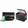 ASMOKE Essential Portable Wood Pellet Grill & 47L Mini Fridge Bundle + 5lb Apple Wood Pellets V642-XFAS-BNDL-ESS-GRL-FDG47-AP5
