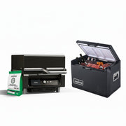 ASMOKE Essential Portable Wood Pellet Grill & 47L Mini Fridge Bundle + 5lb Apple Wood Pellets V642-XFAS-BNDL-ESS-GRL-FDG47-AP5