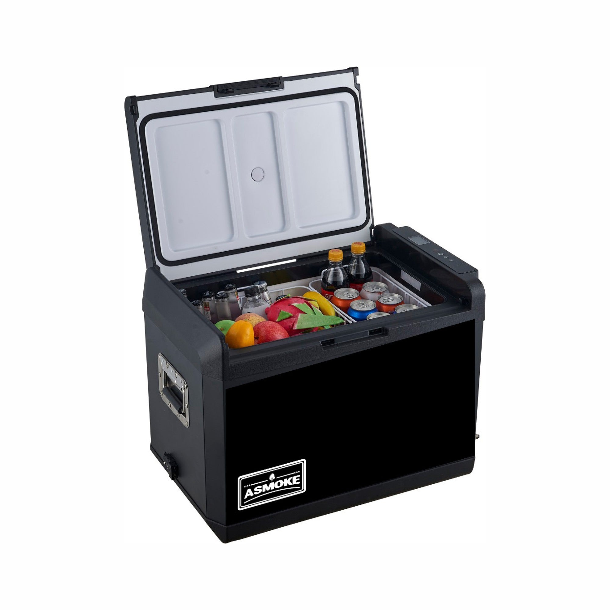 ASMOKE Essential Portable Wood Pellet Grill & 47L Mini Fridge Bundle + 5lb Apple Wood Pellets V642-XFAS-BNDL-ESS-GRL-FDG47-AP5