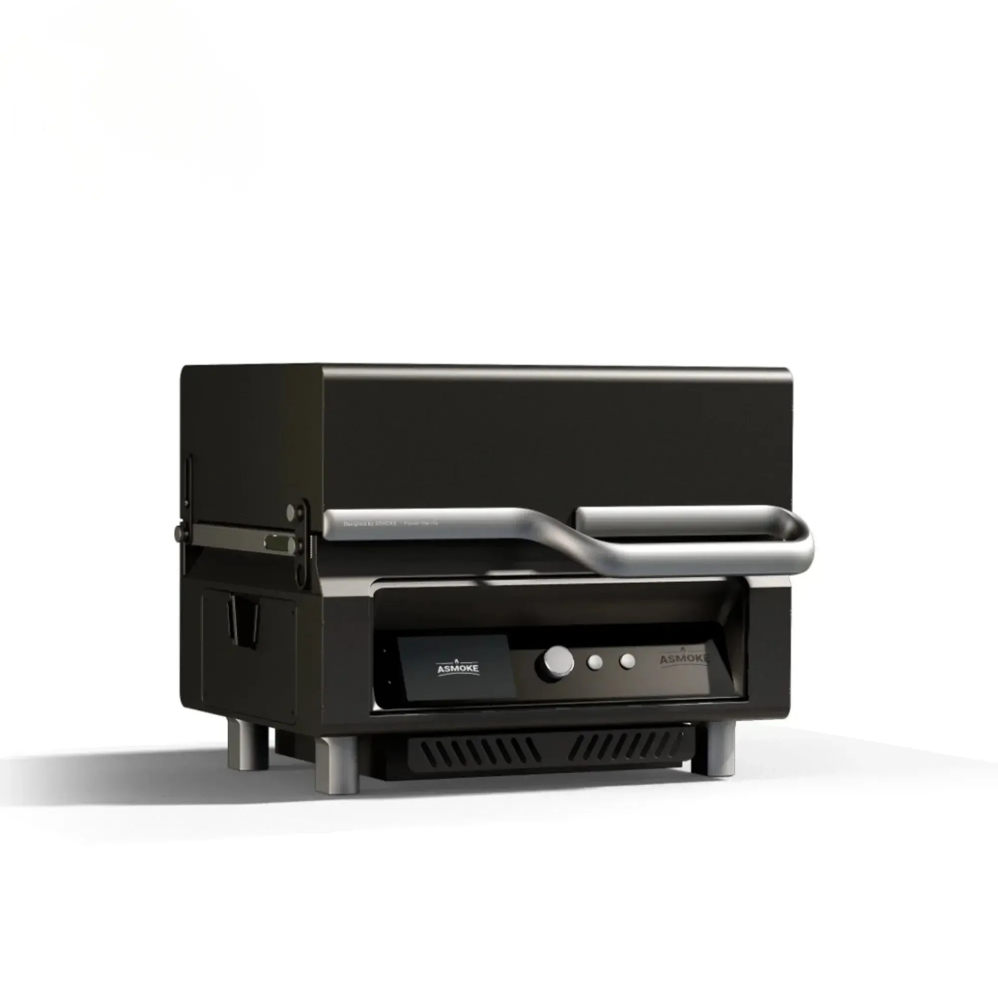 ASMOKE Essential Portable Wireless Pellet Smoker - Battery Powered 8-in-1 Mini BBQ Grill with Smart Temp V642-XFAS-GRL-GRY