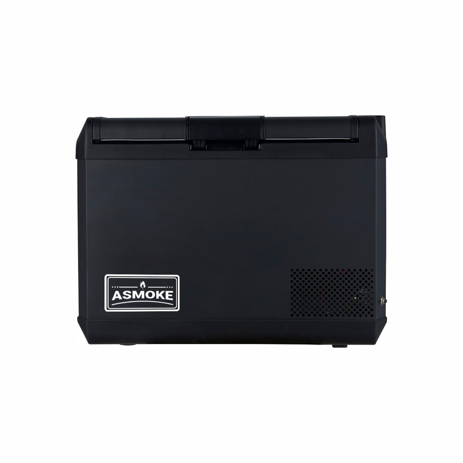 ASMOKE Premium Mini Fridge | 37L Compact Refrigerator with Roll-Bond Evaporator & Internal Light for Camping, V642-XFAS-MINI-FDG-37L