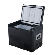 ASMOKE Premium Mini Fridge | 37L Compact Refrigerator with Roll-Bond Evaporator & Internal Light for Camping, V642-XFAS-MINI-FDG-37L