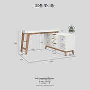 Mando Study Desk Working Station V656-124057