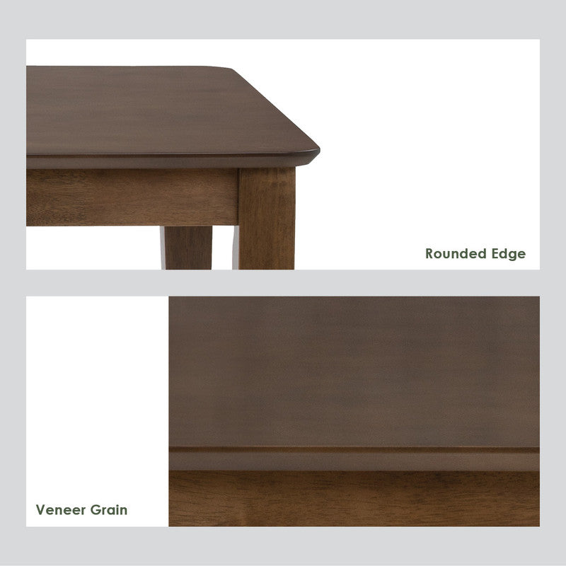 Allergo Dining Table 150cm Timber Dining Table - Cocoa V656-145077