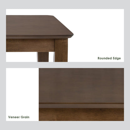 Allergo Dining Table 150cm Timber Dining Table - Cocoa V656-145077