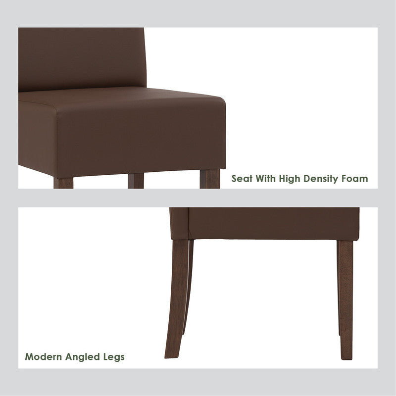 Mesi Dining Chair x2 - Natural Colour Legs Blue Colour Challis Fabric Upholstery V656-241342