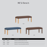 Mesi bench Ottoman - Natural V656-244004