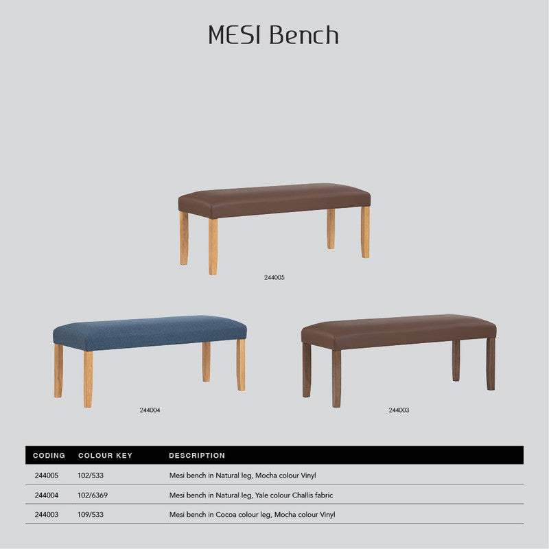 Mesi bench Ottoman - Natural V656-244004