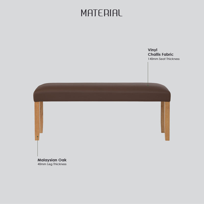 Mesi bench Ottoman - Natural V656-244004