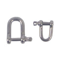 Swimerz Stainless Steel D Shackles, Size 1, 10 pack V658-93MC000020400