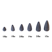 Swimerz 1/8 oz Lead Bullet Sinker - Qty 20 Pack V658-93MC000020877