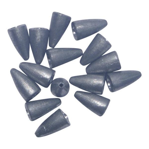Swimerz 3/16 oz Lead Bullet Sinker - Qty 15 Pack V658-93MC000020878