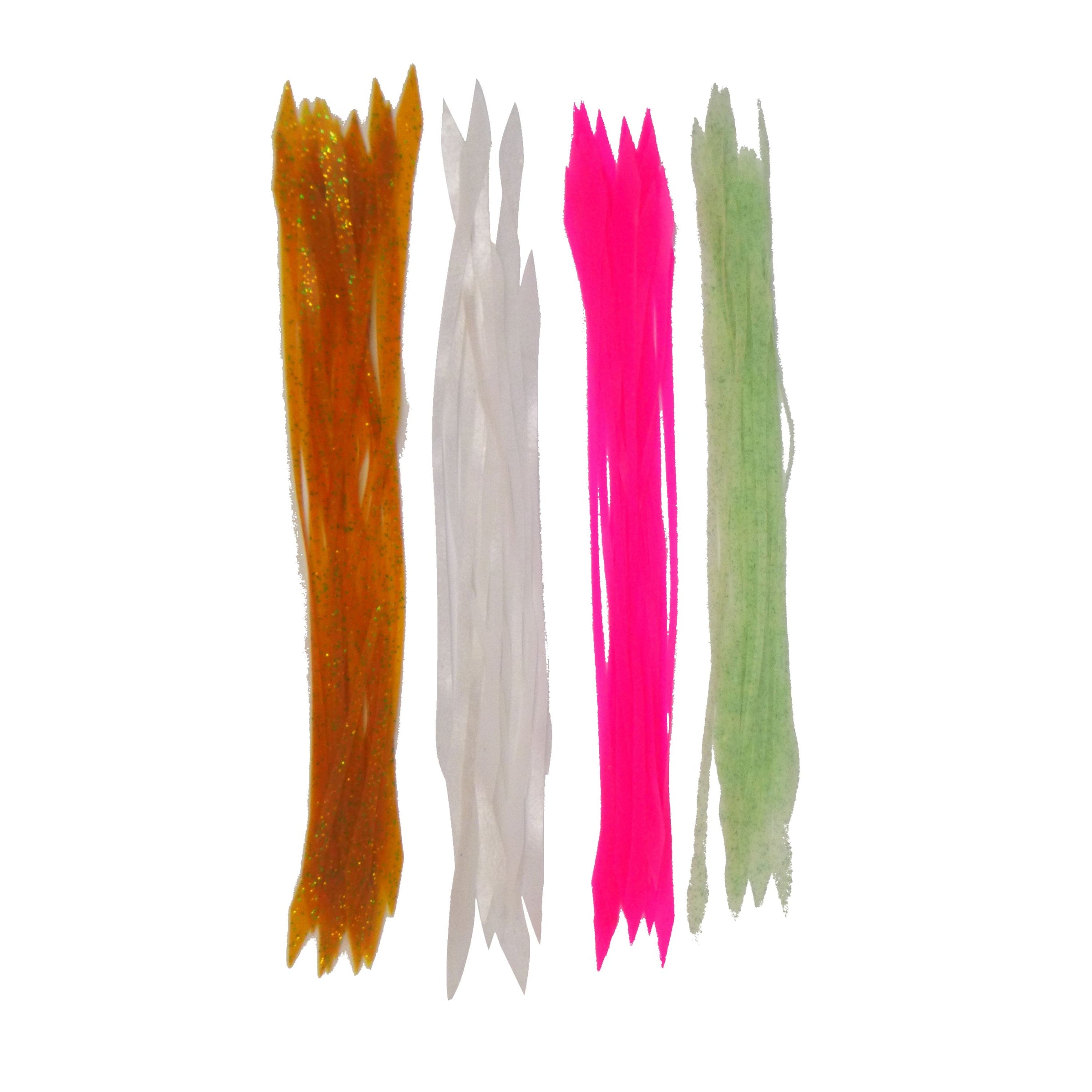 Artizan Silicon Lure Tails, Gold Shine, Pack of 20