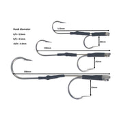 Swimerz Jigging & Trolling Hooks, 180 Double, 6/0, Qty 3 V658-93MC000022101