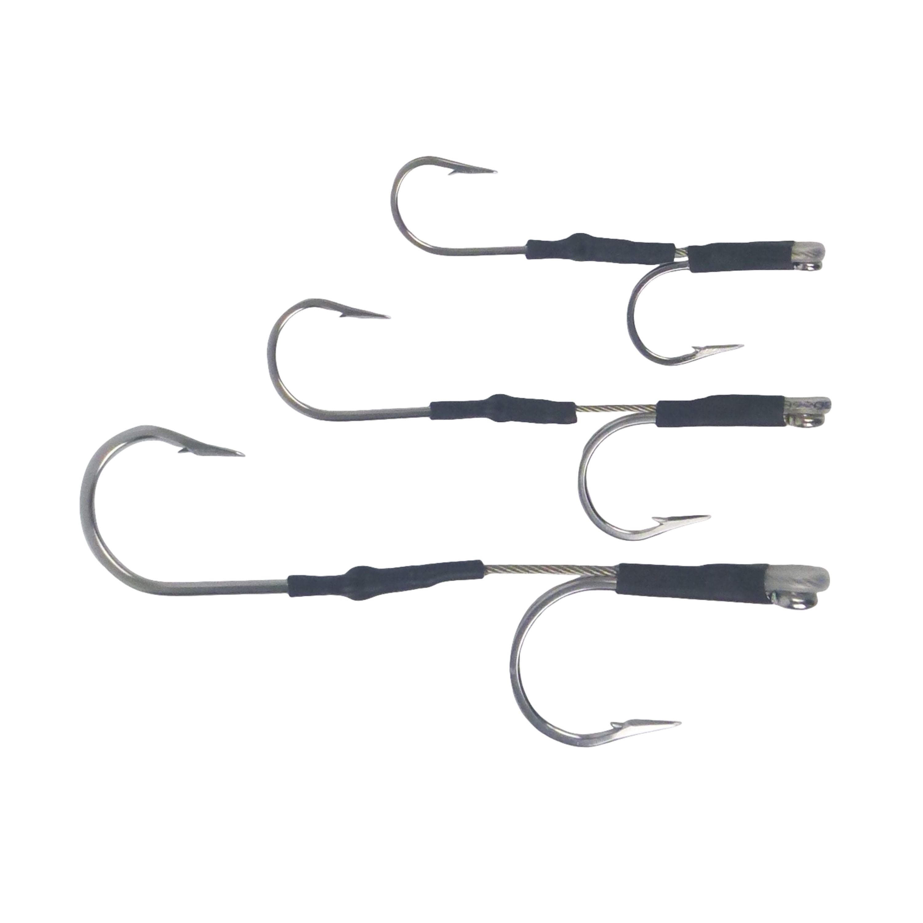 Swimerz Jigging & Trolling Hooks, 180 Double, 6/0, Qty 3 V658-93MC000022101