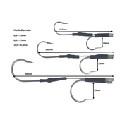 Swimerz Jigging & Trolling Hooks, 180 Double, 10/0, Qty 3 V658-93MC000022103