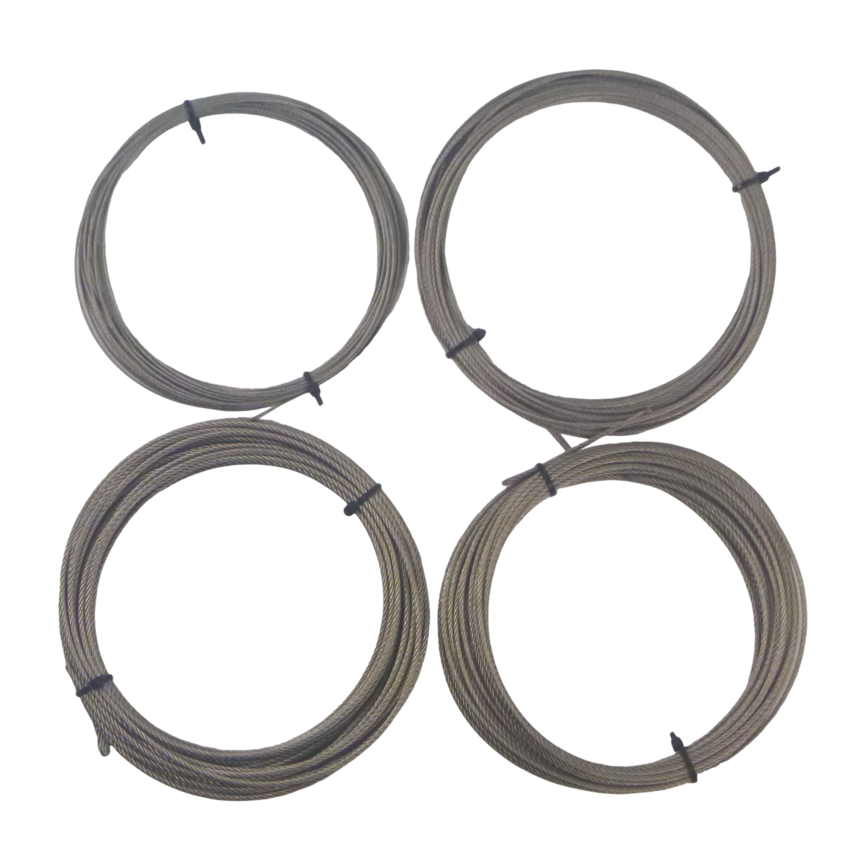 Swimerz 49 Strand Stainless Steel Trace Wire, 180lb, 30ft V658-93MC000028101