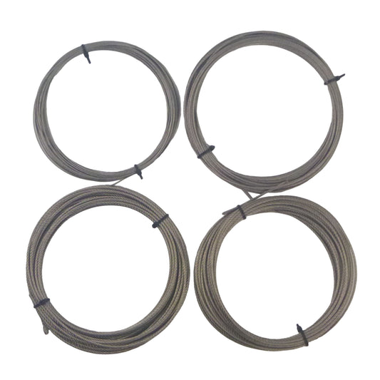 Swimerz 49 Strand Stainless Steel Trace Wire, 410lb, 30ft V658-93MC000028102