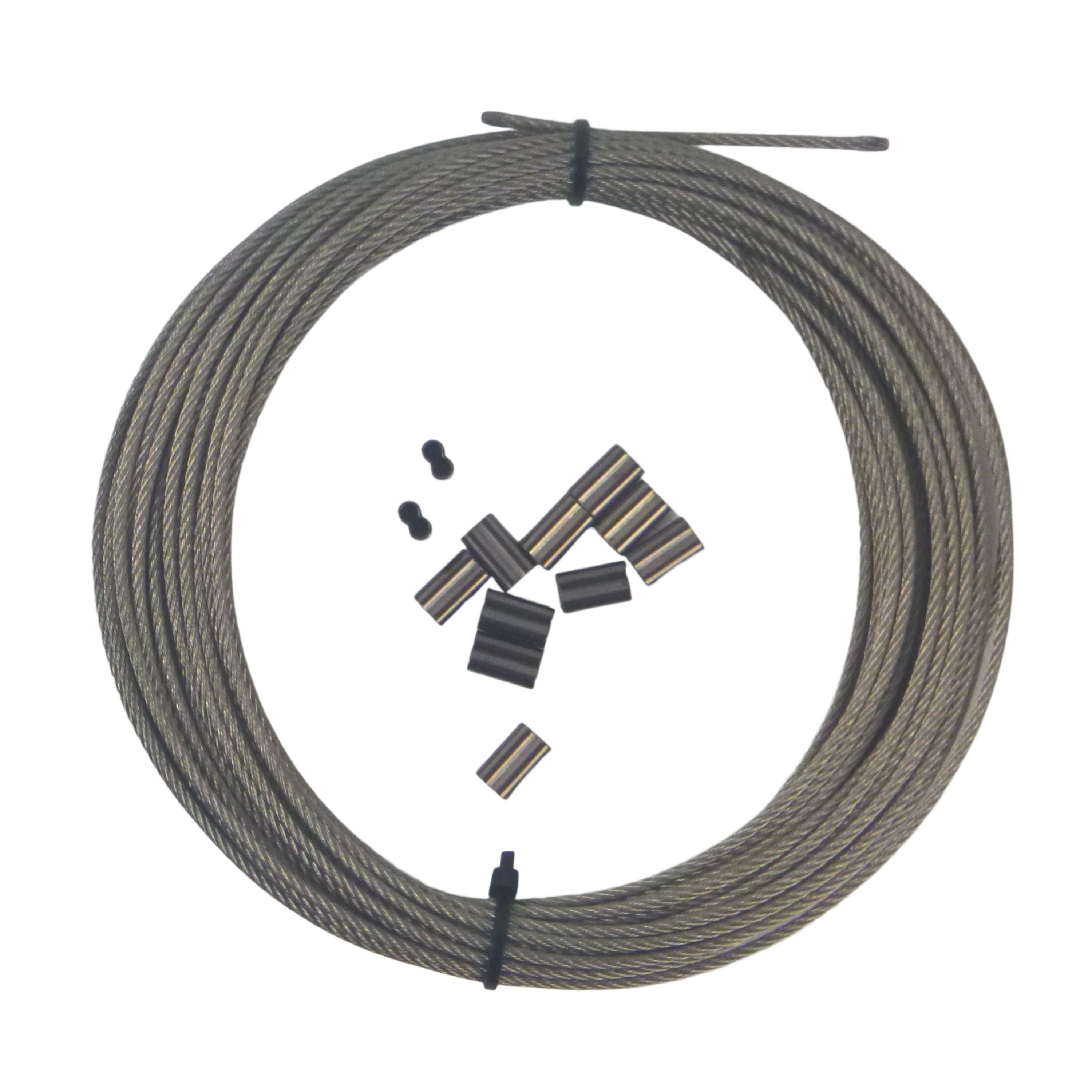 Swimerz 49 Strand Stainless Steel Trace Wire, 600lb, 30ft V658-93MC000028103