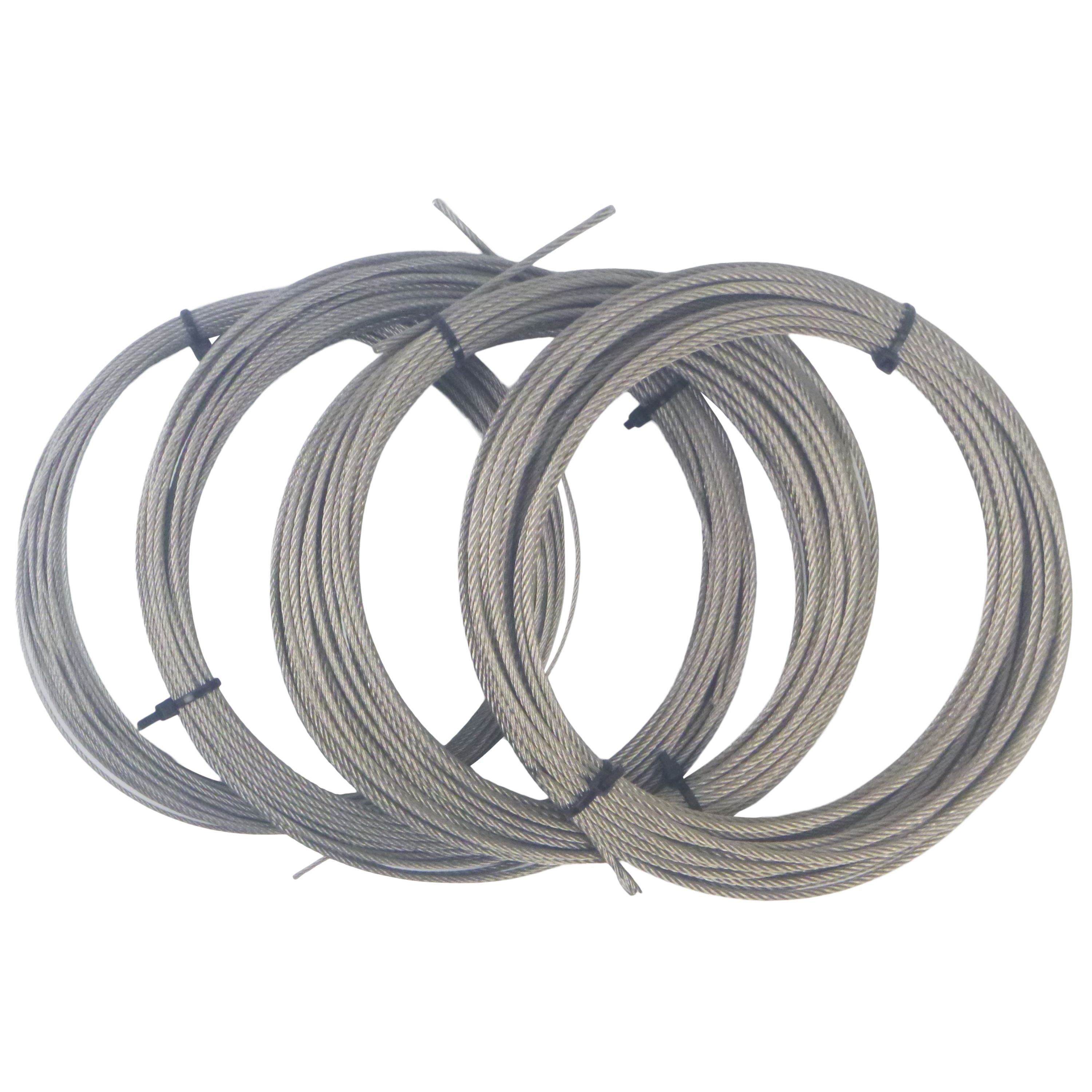 Swimerz 49 Strand Stainless Steel Trace Wire, 600lb, 30ft V658-93MC000028103
